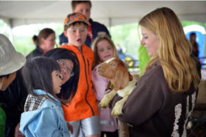 Children learning about animals