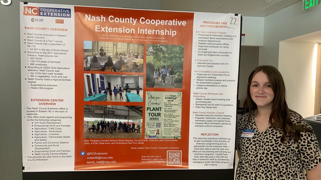 NC State Extension internship program trains future Extension professionals agents and specialists