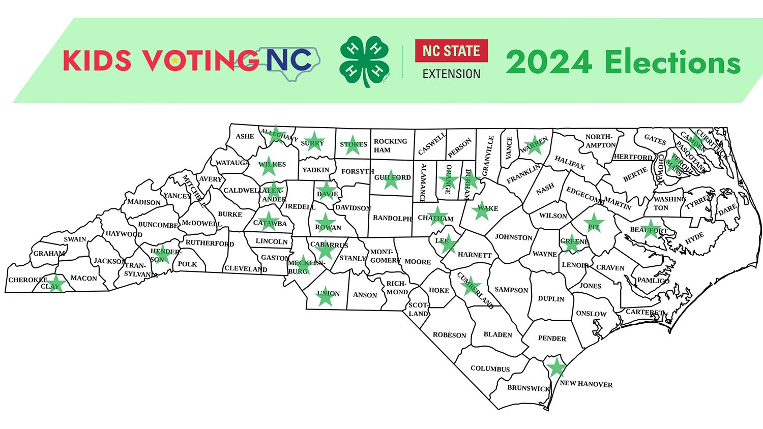 NC 4-H Kids Voting North Carolina teaching civic responsibility